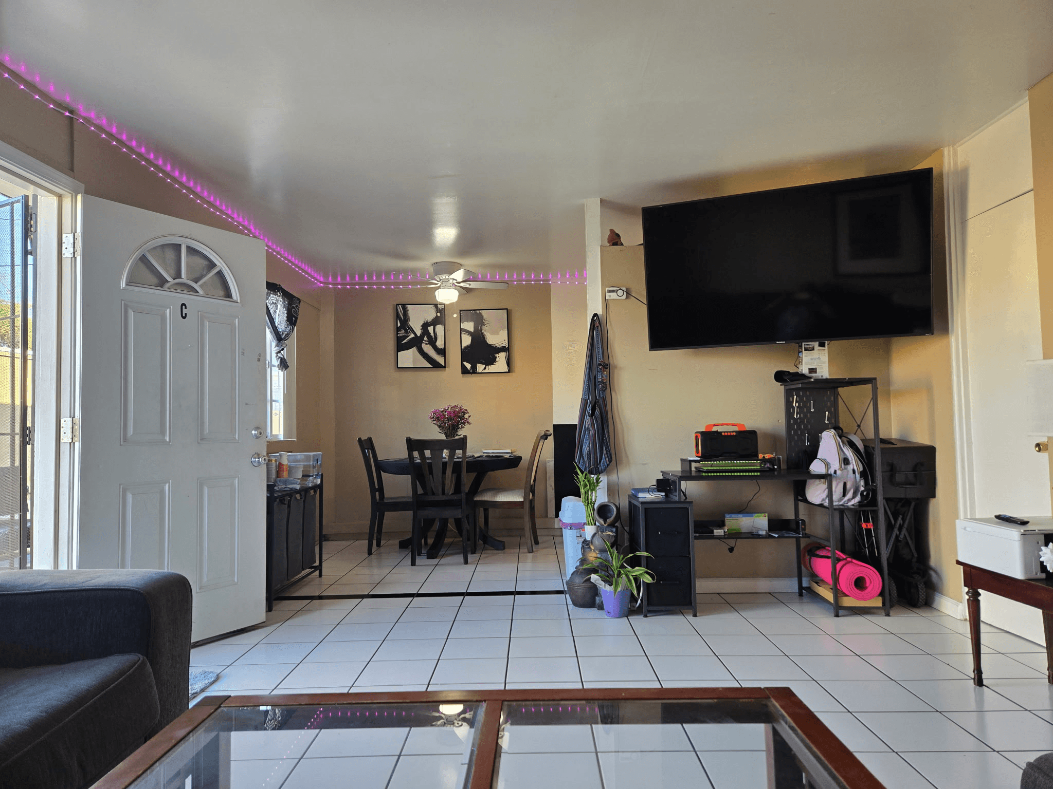 Living & dining — Unit C